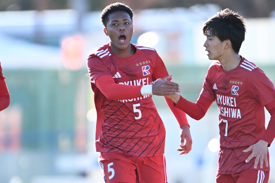 流通経済大柏のメンディーサイモン友【写真：徳原隆元】