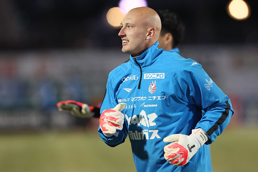 岡山から川崎に移籍をしたスベント・ブローダーセン（写真は昨季）【写真：柳瀬心祐】