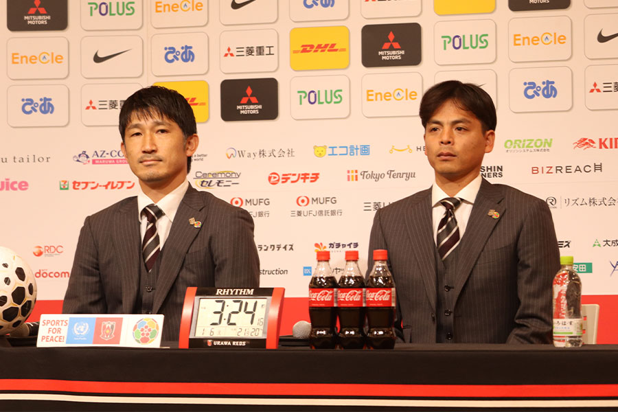 （左から）堀之内聖SDと池西希TD【写真：轡田哲朗】