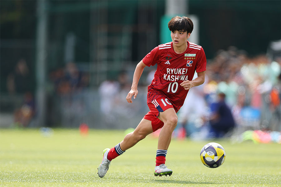 流通経済大柏の安藤晃希【写真：森田直樹/アフロスポーツ】