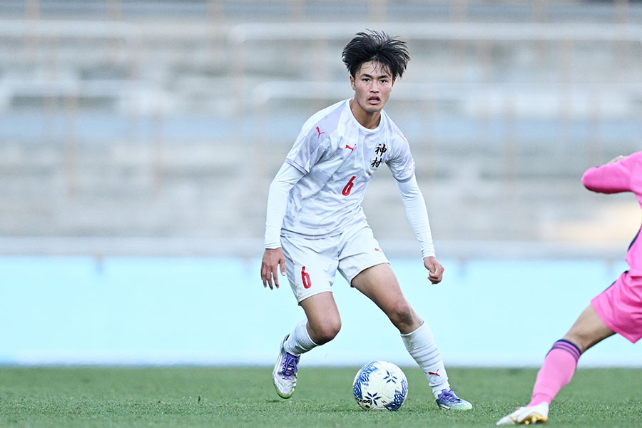 神村学園の堀ノ口瑛太【写真：松尾/アフロスポーツ】