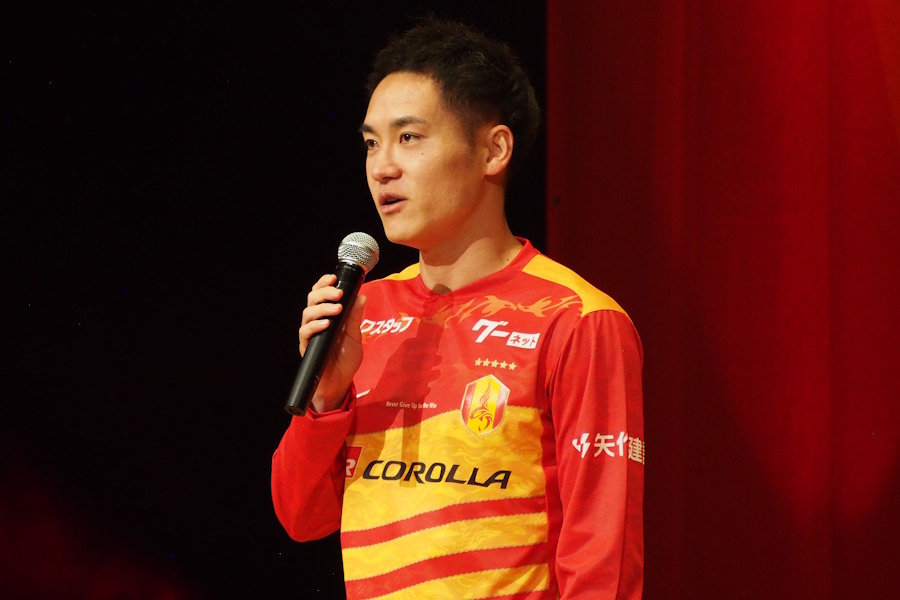 名古屋に復帰した小屋松知哉【写真：FOOTBALL ZONE編集部】