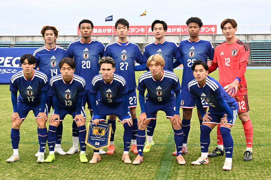 U-23日本代表がシリアから5得点を奪って勝利した【写真:徳原隆元】