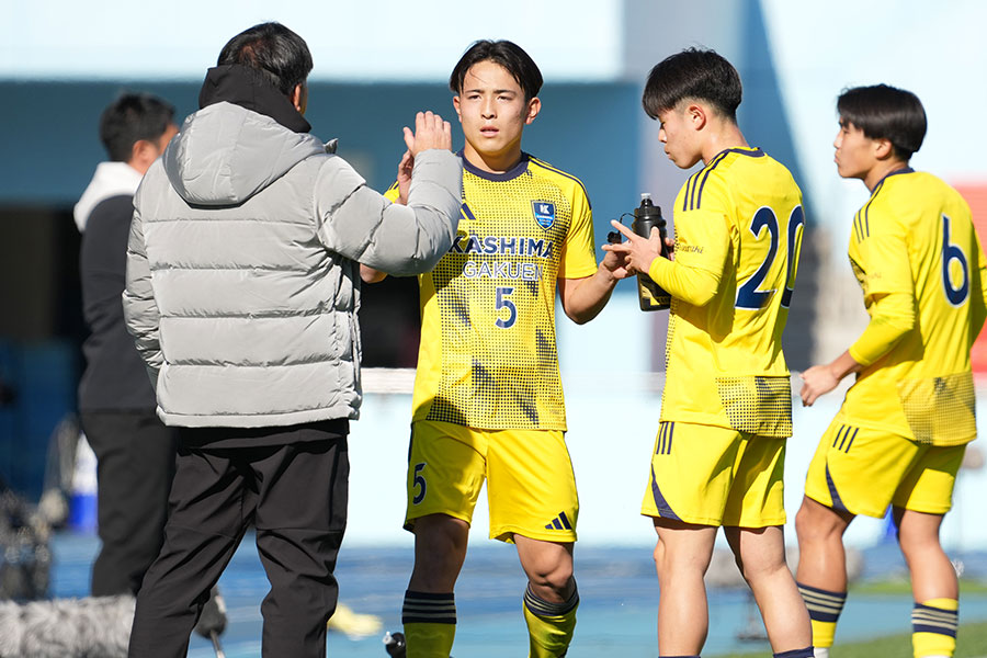 清水朔玖は鹿島学園にとって欠かせない存在に【写真：近藤俊哉】