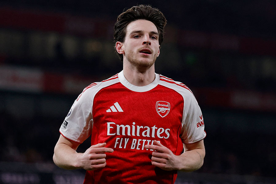 アーセナルで活躍するデクラン・ライス【写真:ロイター】