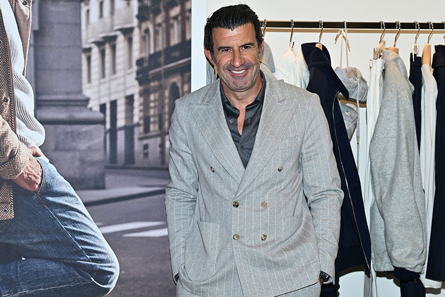 ルイス・フィーゴ氏が来日した様子を投稿した【写真：REX/アフロ】