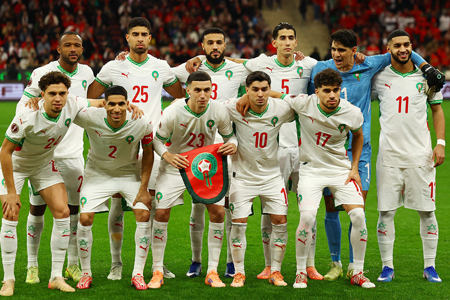 近年急成長を見せているモロッコ代表【写真：ロイター】