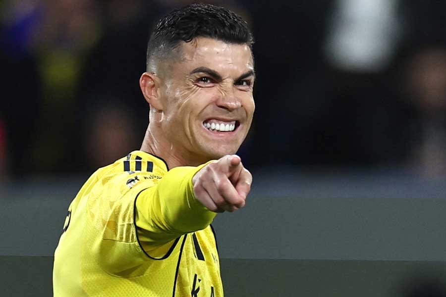 アル・ナスルのクリスティアーノ・ロナウド【写真：ロイター/アフロ】