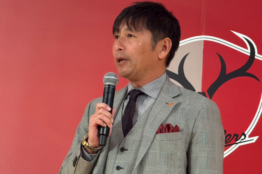 鹿島の中田浩二フットボールダイレクター【写真：FOOTBALL ZONE編集部】