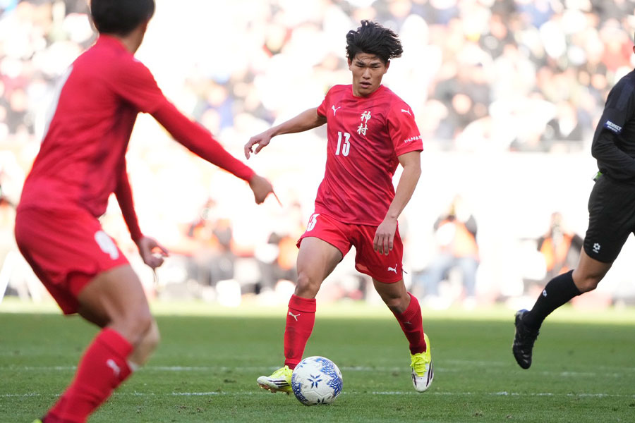 決勝戦で圧巻ゴールを決めた日高元【写真：増田美咲】