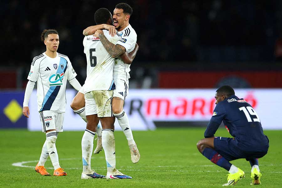フランス杯でPSGがパリFCに敗戦【写真：ロイター】