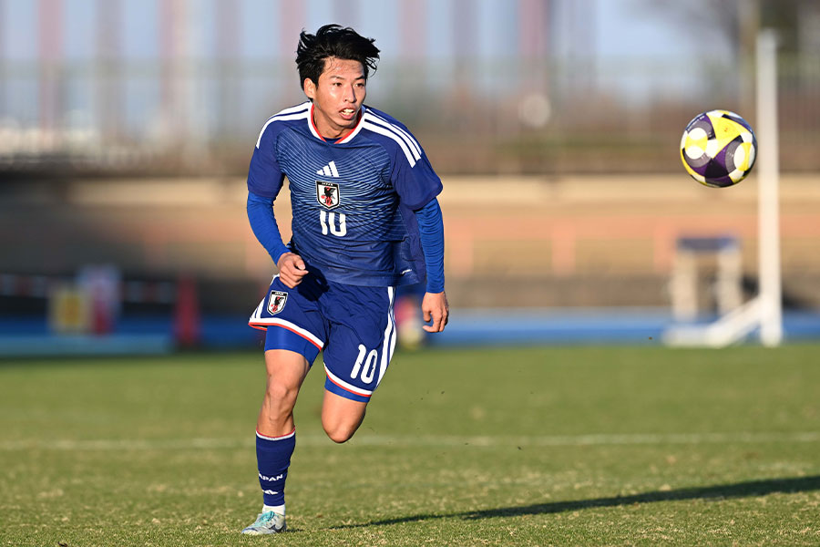 貴重な同点弾を決めた古谷柊介【写真：徳原隆元】