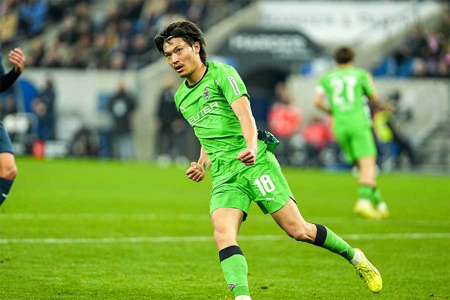 ボルシアMGの町野修斗【写真：アフロ】