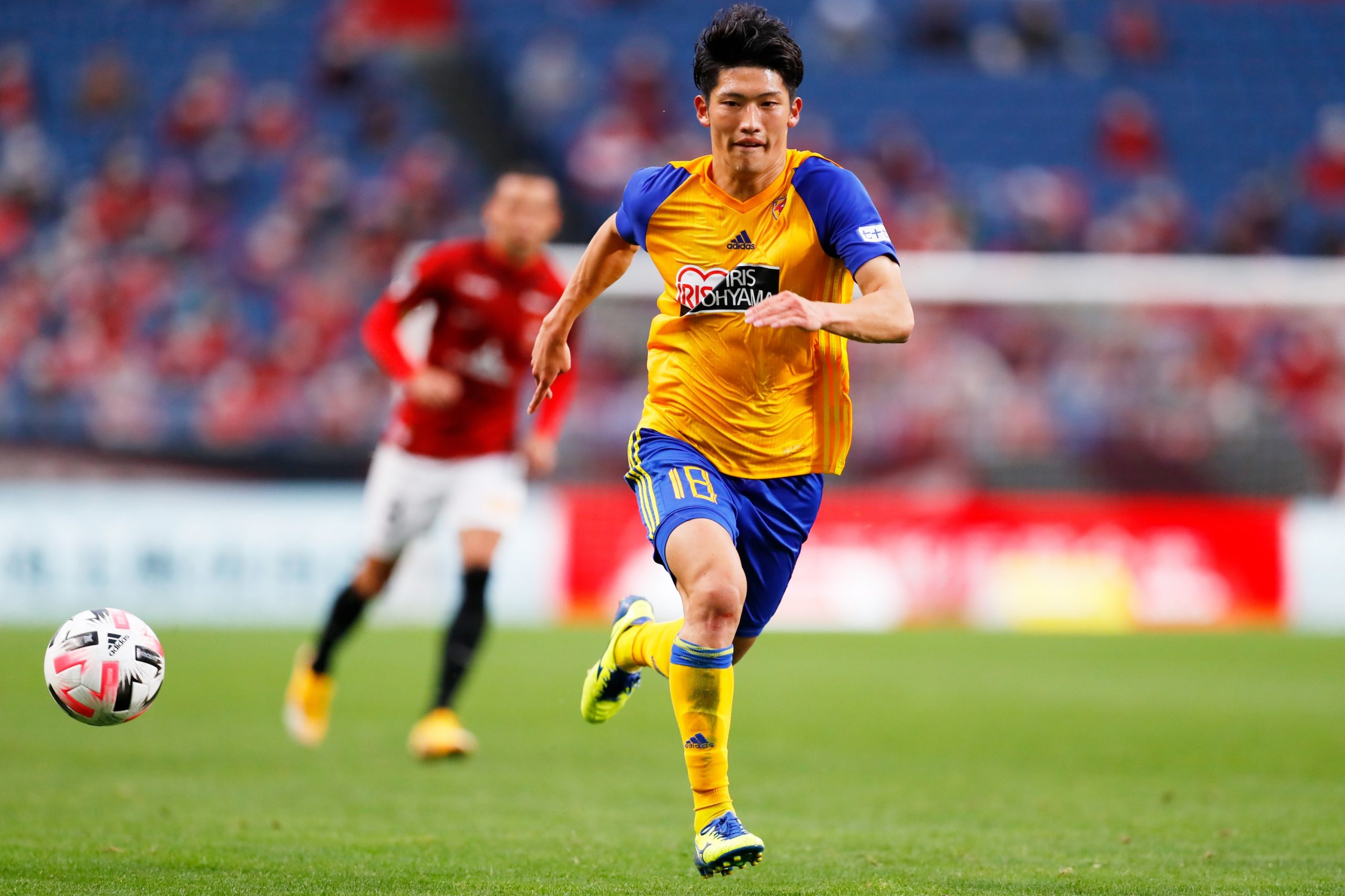 ベガルタ仙台でプレーした道渕【写真:森田直樹/アフロスポーツ】