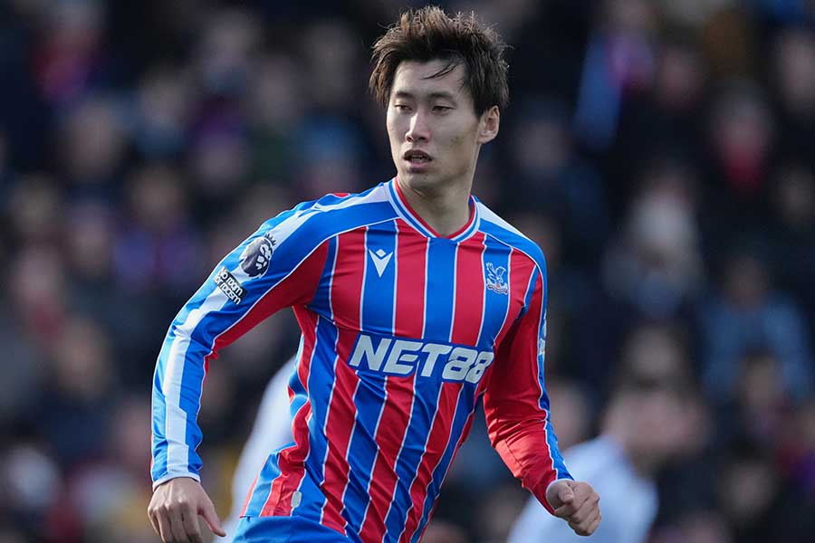 クリスタル・パレスの鎌田大地【写真：AP/アフロ】