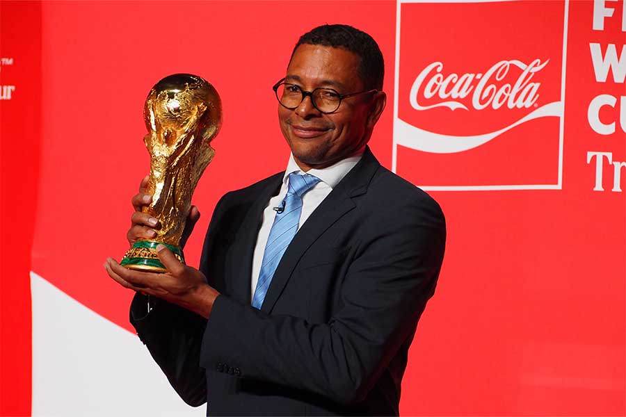 元ブラジル代表MFのジウベルト・シウバ氏【写真:FOOTBALL ZONE編集部 】