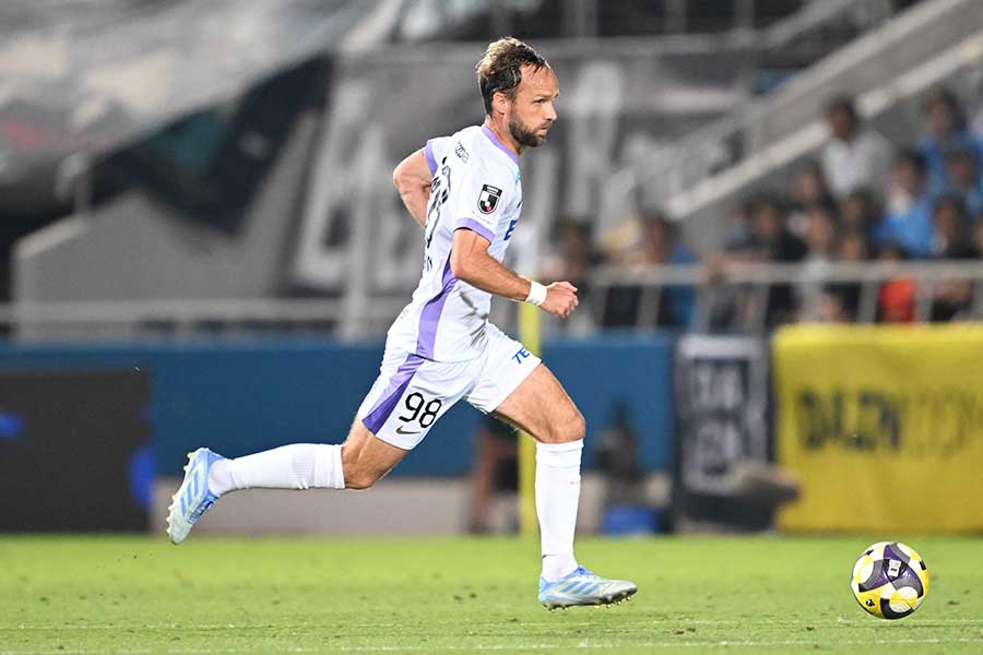 昨シーズン広島でプレーしたヴァレール・ジェルマン【写真：徳原隆元】