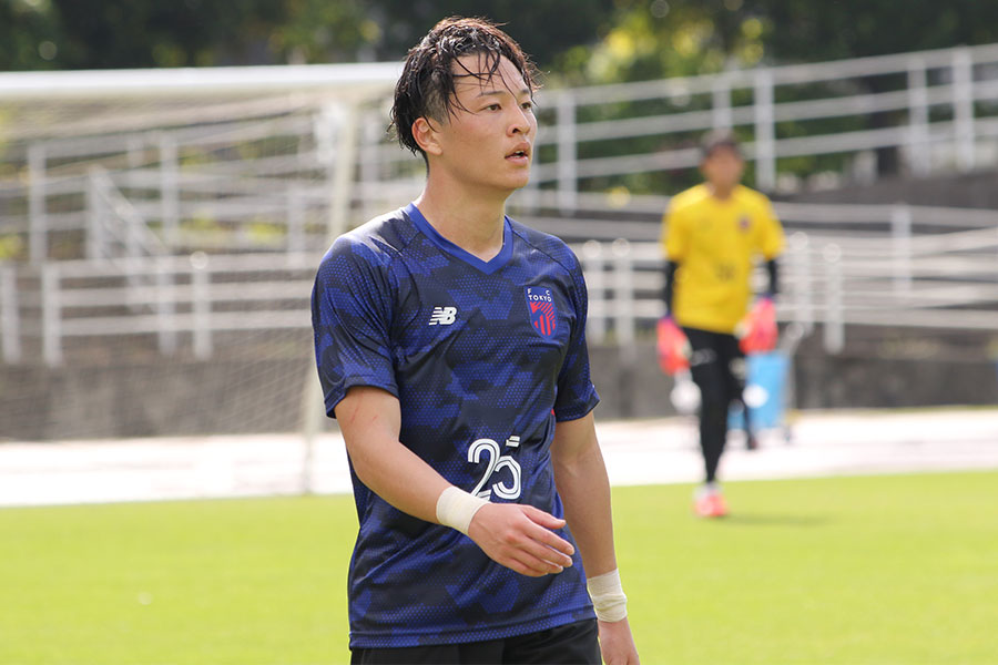 小湊絆がハットトリック【写真：FOOTBALL ZONE編集部】