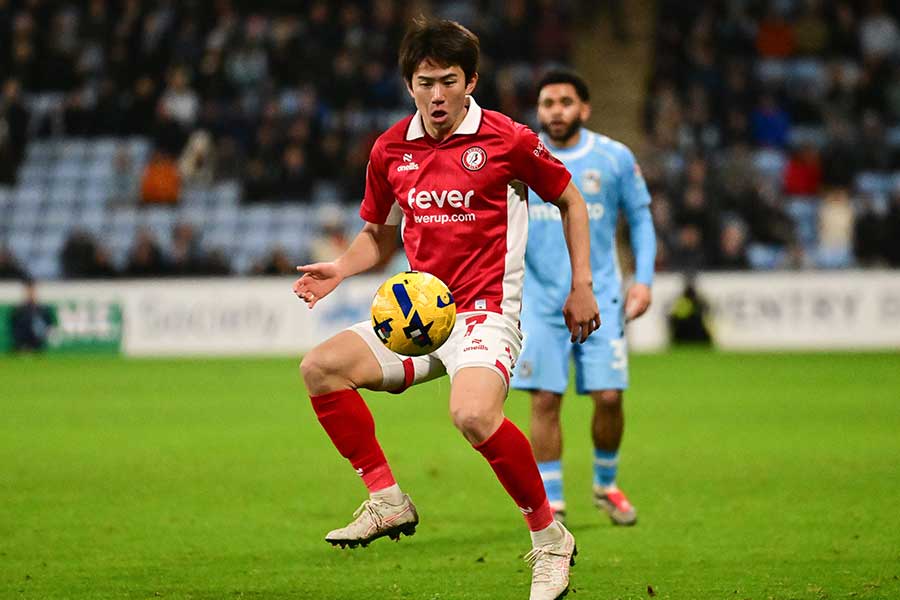 ハル・シティへ期限付き移籍が決まった平河悠【写真：REX/アフロ】