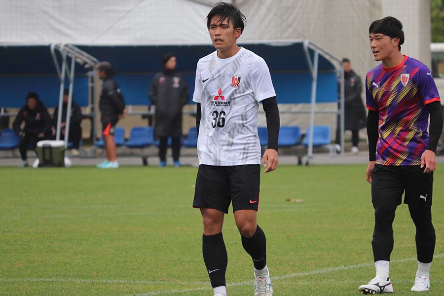 開幕スタメンをアピールした肥田野蓮治【写真：轡田哲朗】