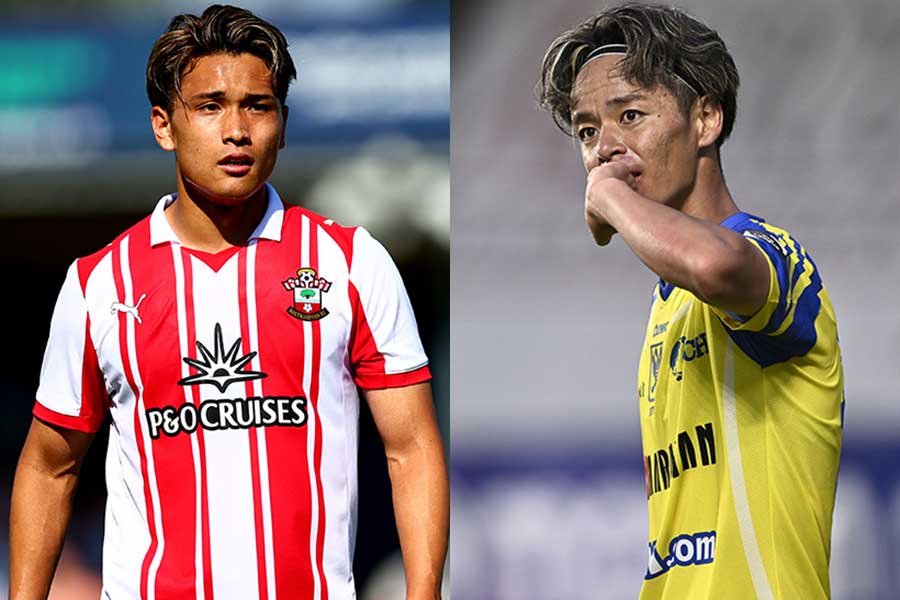 デンマーク1部ブレンビーIFが松木玖生（左）と伊藤涼太郎をリストアップ【写真：ZUMA Press/アフロ】