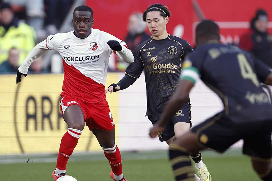 決勝点を挙げたスパルタ・ロッテルダムの三戸舜介【写真：ANP Photo/アフロ】