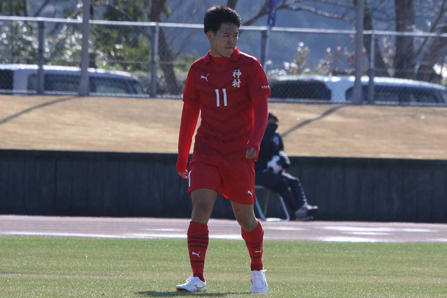 神村学園のアタッカー・奥田敦斗【写真：安藤隆人】