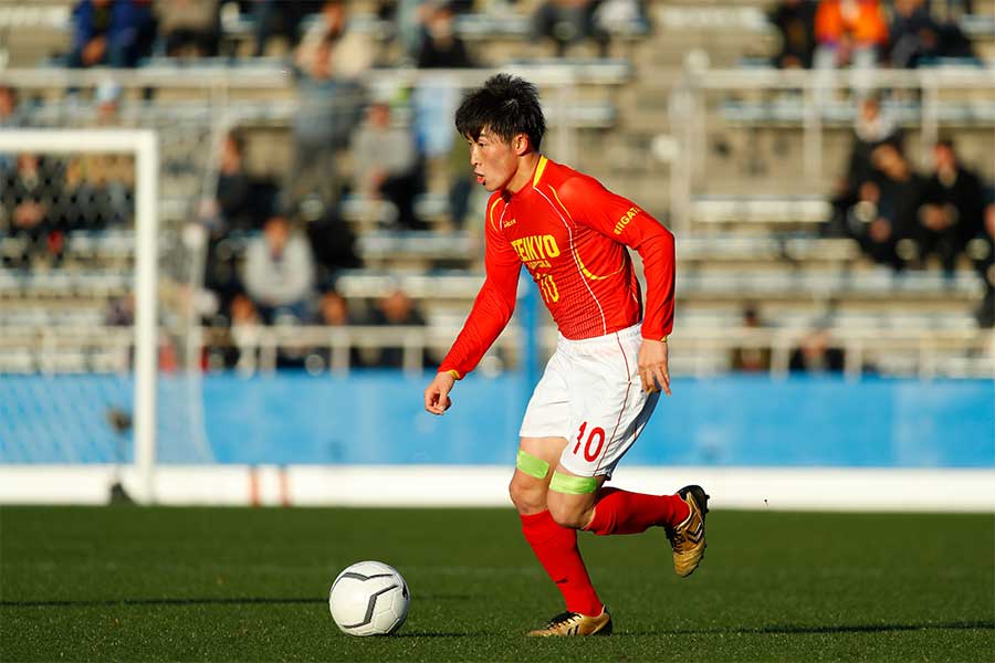 帝京長岡で活躍した晴山岬が品川CCに加入（写真は2020年の選手権時）【写真：森田直樹/アフロスポーツ】