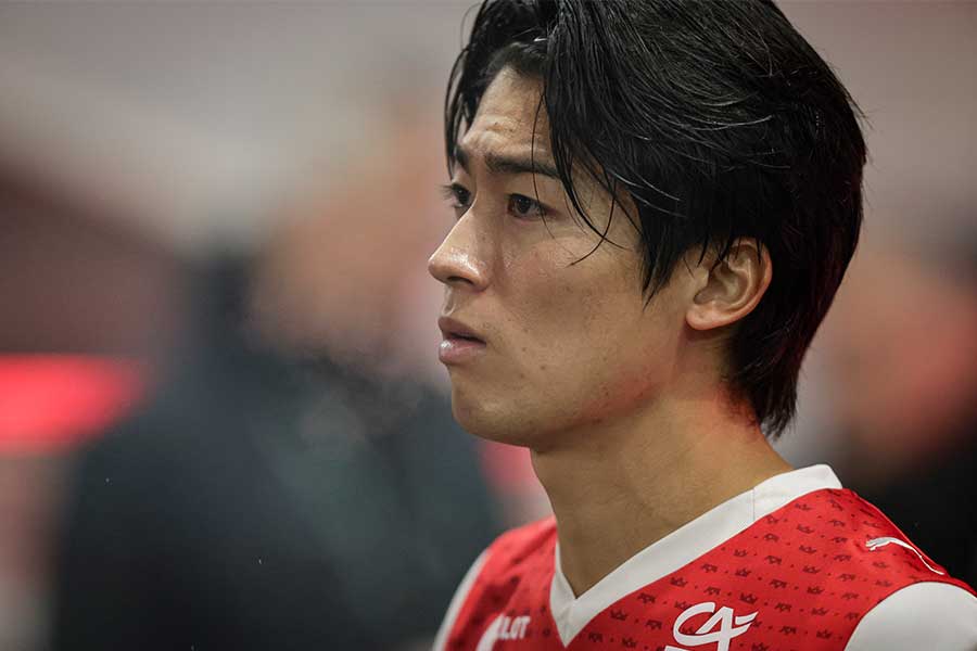 スタッド・ランスに所属する中村敬斗【写真：PsnewZ/アフロ】