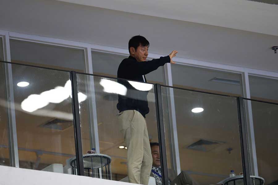 サプライズ登場した元インドネシア代表監督のシン・テヨン氏【写真：(C)AFC】