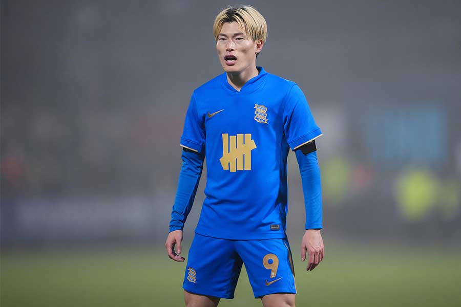 バーミンガム・シティの古橋亨梧【写真：REX/アフロ】