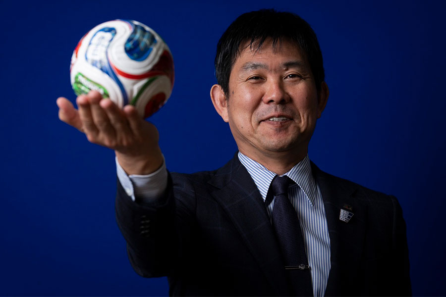 2度目のワールドカップに挑む森保一監督【写真：藤岡雅樹】