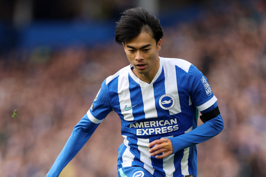 三笘薫のゴールは幻に【写真:ロイター】