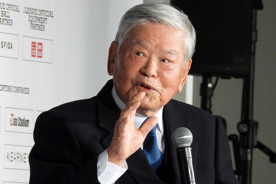 初代チェアマンの川淵三郎氏【写真：FOOTBALL ZONE編集部】