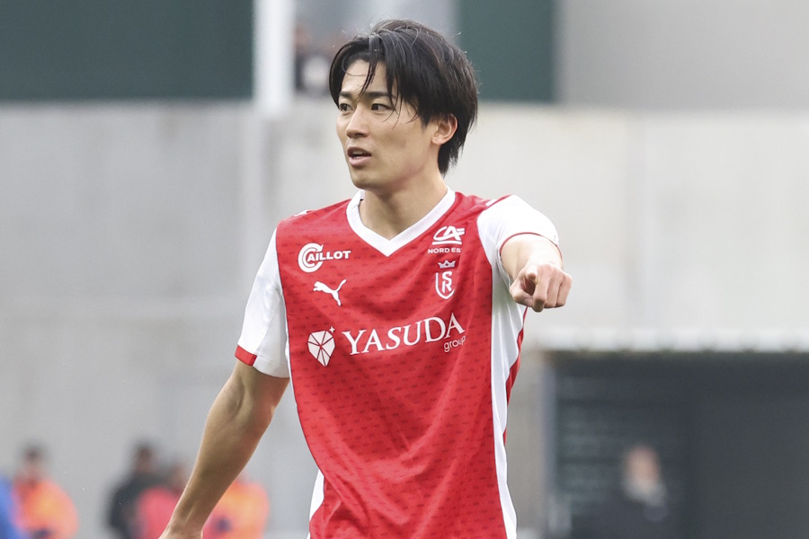 スタッド・ランスに所属する中村敬斗【写真：PsnewZ/アフロ】