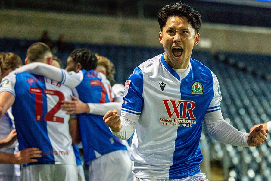 ブラックバーンの森下龍矢がアシスト【写真：REX/アフロ】