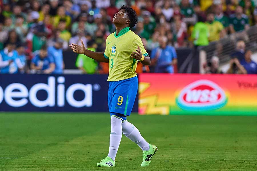 ブラジル代表のエンドリッキ【写真：アフロ】