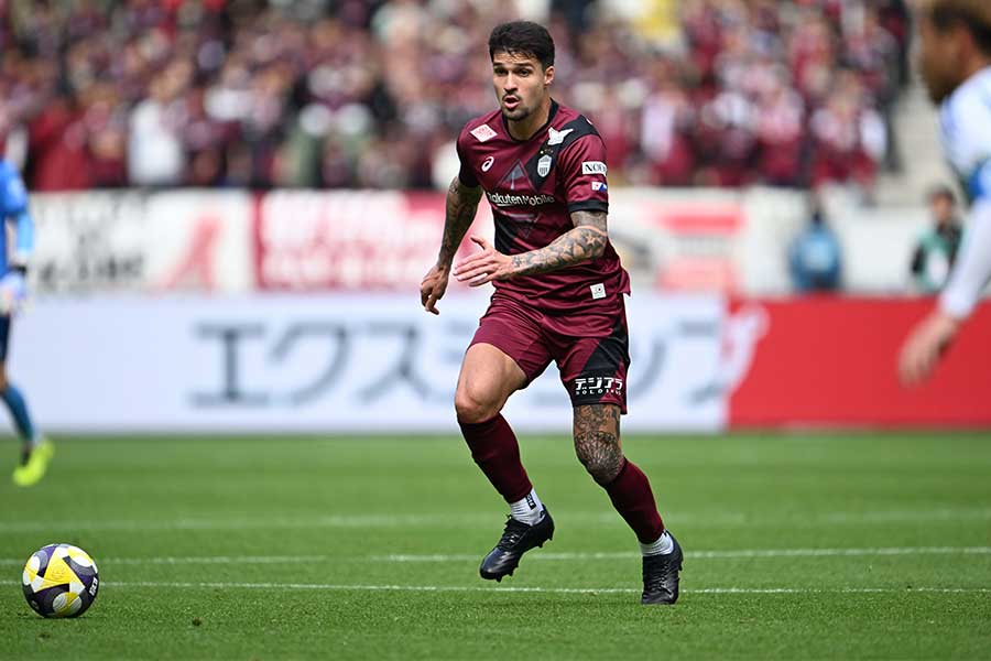 ヴィッセル神戸のマテウス・トゥーレル【写真：徳原隆元】