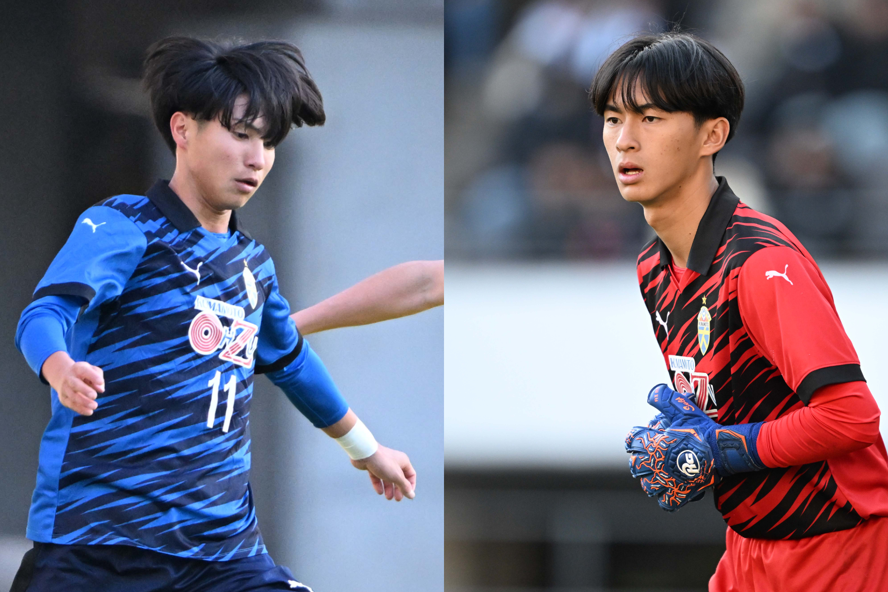 大津からGK村上葵とMF有村颯太の2人が関東学院大学へ進む【写真：徳原隆元】