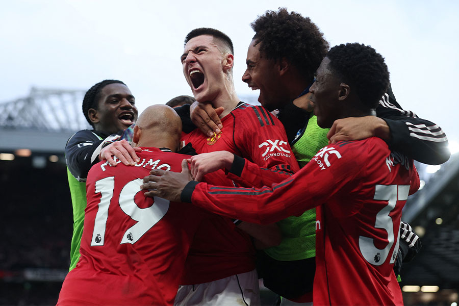 復調を見せているマンチェスター・ユナイテッド【写真：ロイター】