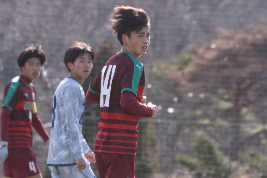 尚志高新3年MF若林衣武希【写真：安藤隆人】