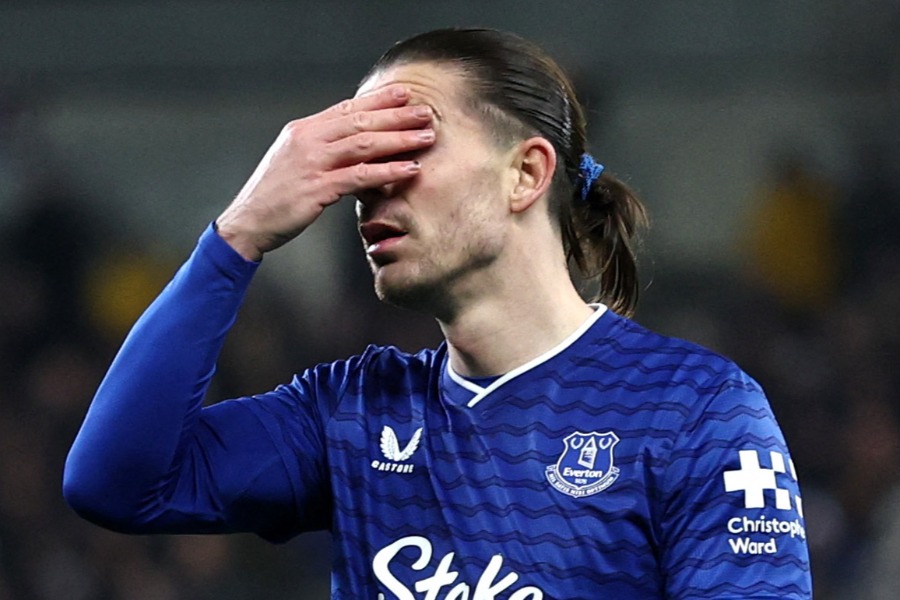 エバートンのジャック・グリーリッシュ【写真：ロイター/アフロ】