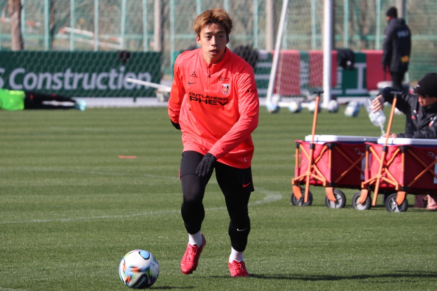 浦和レッズの宮本優太【写真：轡田哲朗】