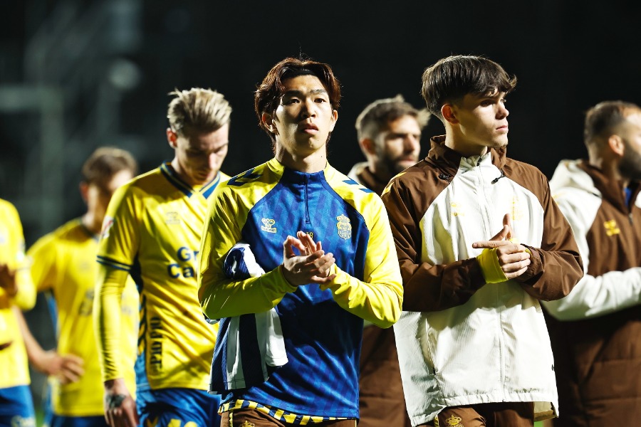 ラス・パルマスの宮代大聖【写真：ムツ・カワモリ/アフロ】