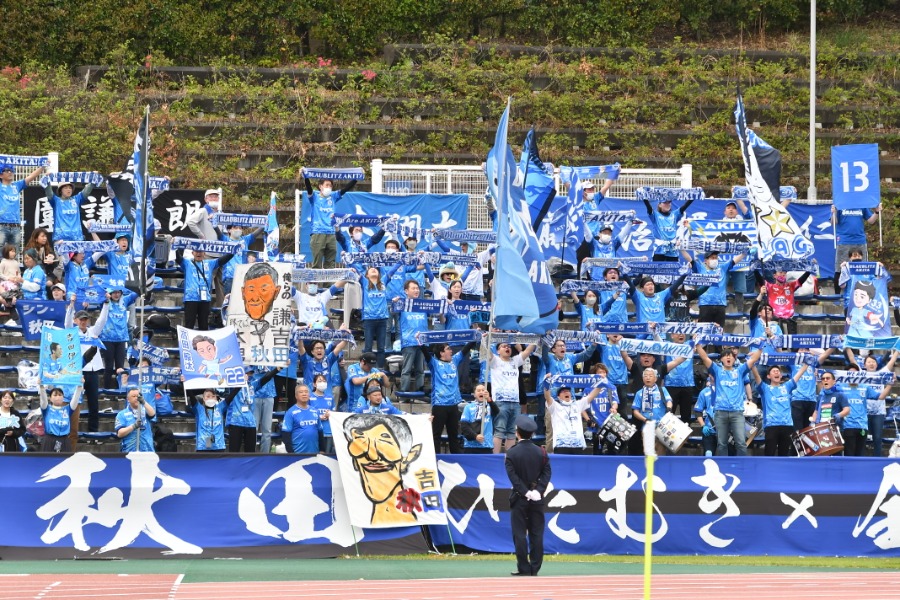 J2リーグのブラウブリッツ秋田【写真：アフロ】