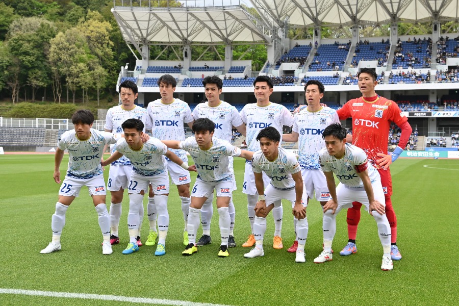 J2リーグのブラウブリッツ秋田【写真：アフロ】