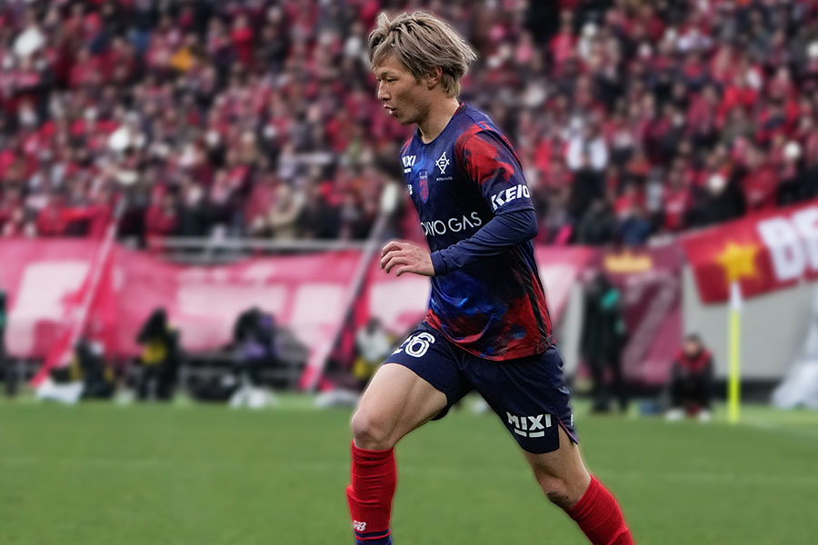 長倉幹樹が浦和戦に向けて思いを話した【写真：増田美咲】