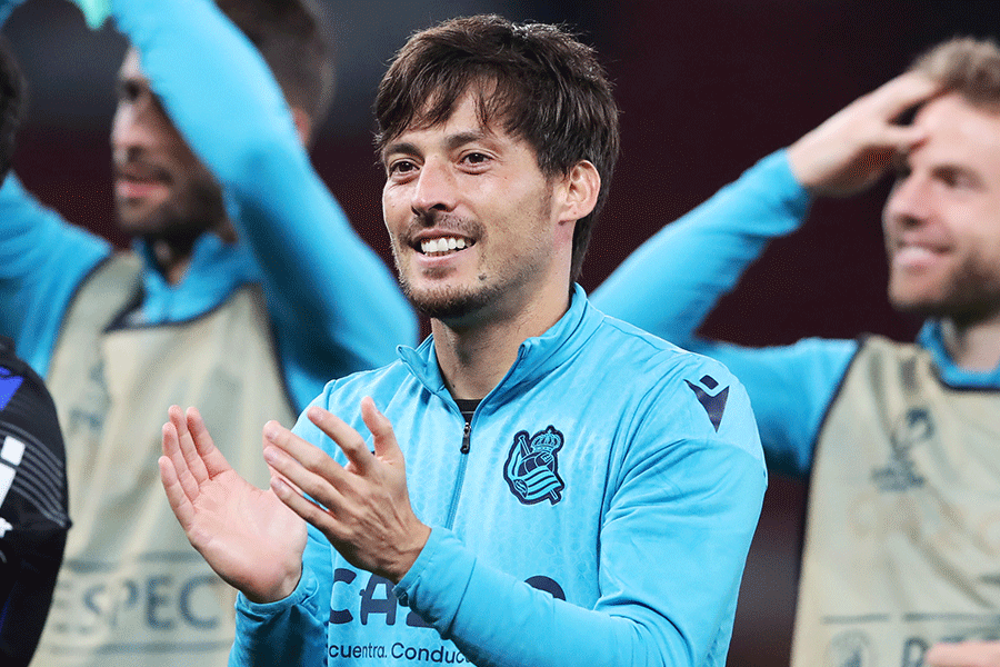 ダビド・シルバがPSG戦に帯同【写真:Getty Images】