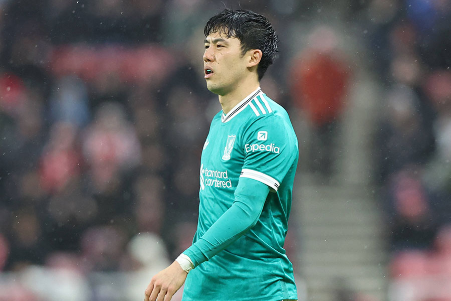 遠藤航がサンダーランド戦で負傷した【写真：アフロ】