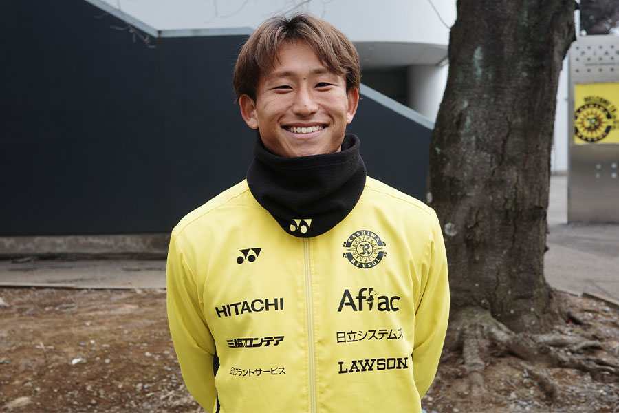 中川敦瑛が勝負の2年目に挑む【写真：FOOTBALL ZONE編集部】